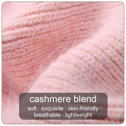 Cashmere Three Fold Knitted Beanie
