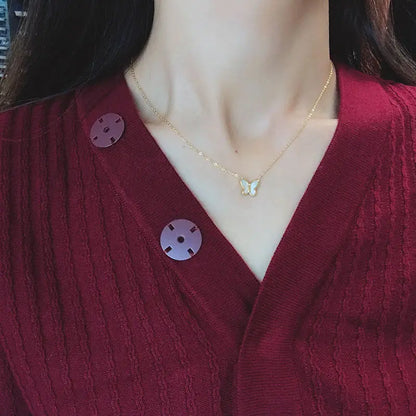 Butterfly Pendant Necklace