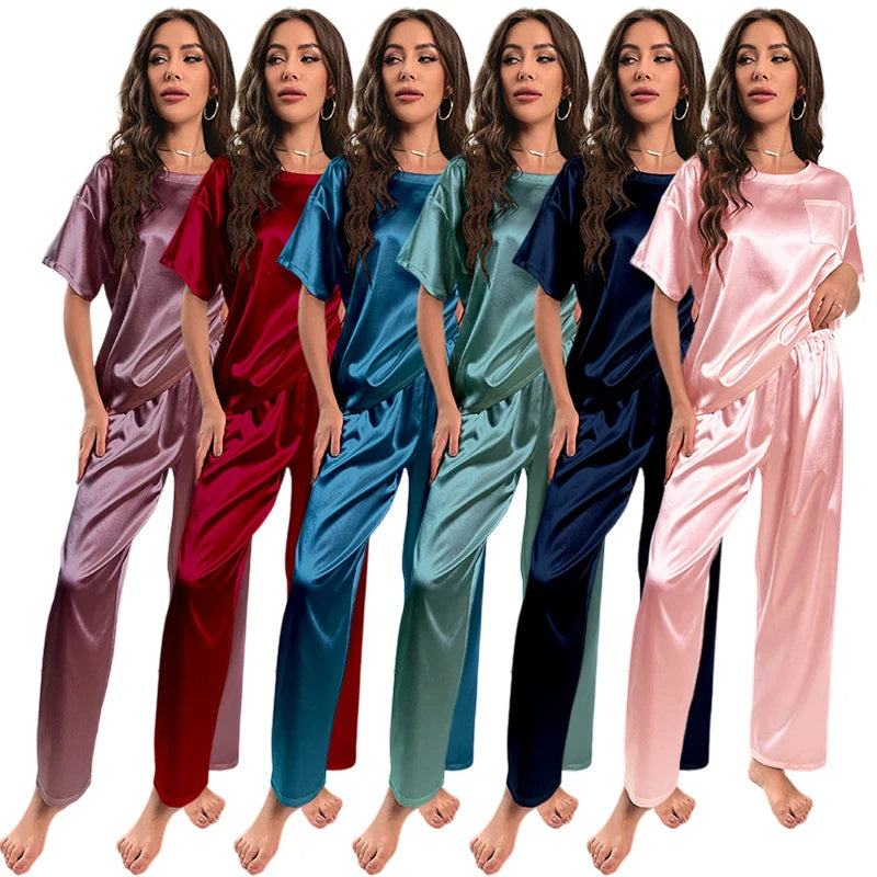 Short Sleeve 2 Piece Pajamas