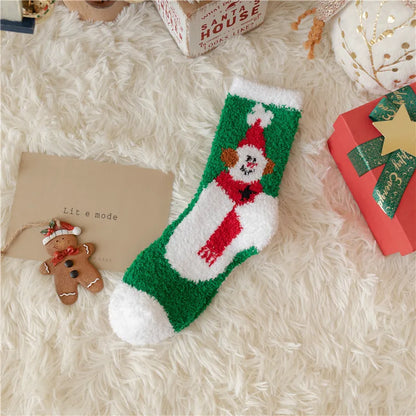 Thickened Fleece Christmas Socks