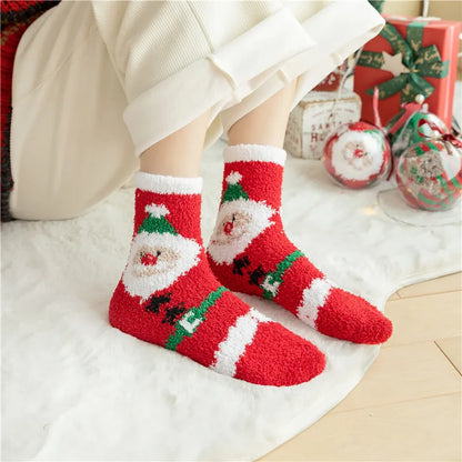 Thickened Fleece Christmas Socks