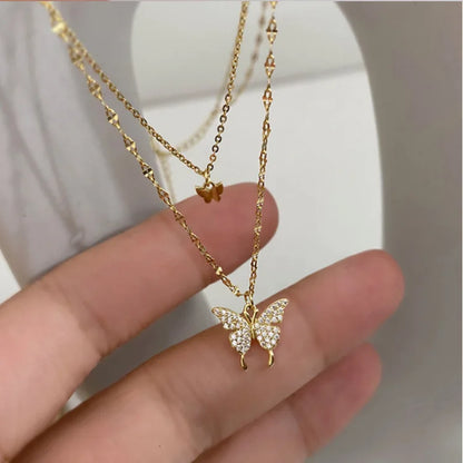Butterfly Pendant Necklace