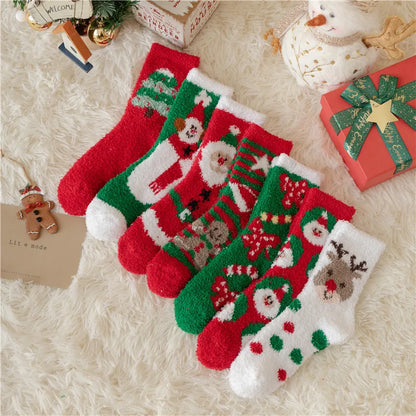 Thickened Fleece Christmas Socks
