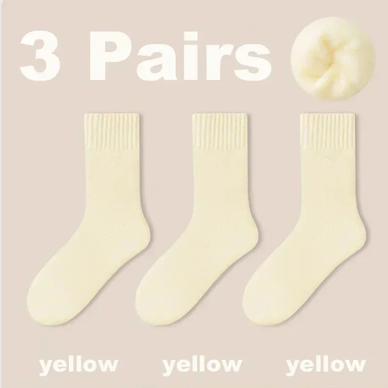 Wool Plush Socks Bundle