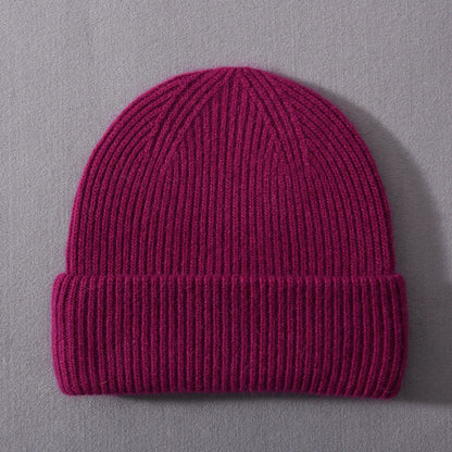 Cashmere Three Fold Knitted Beanie