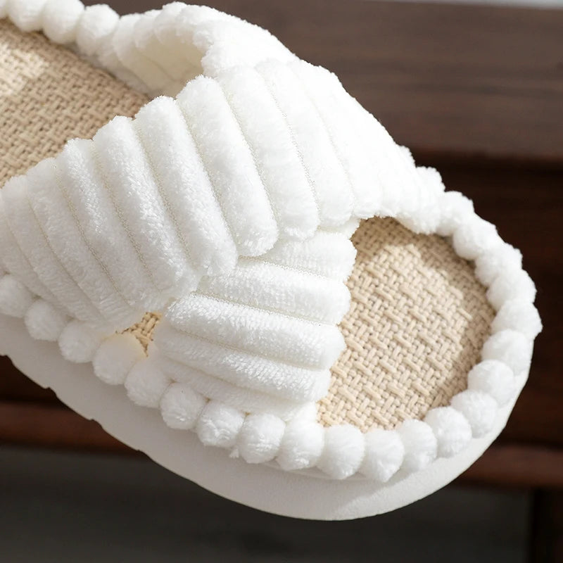 Cross Band Slippers