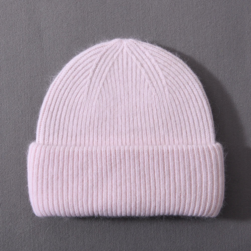 Cashmere Three Fold Knitted Beanie