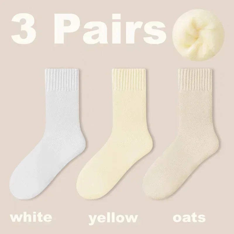 Wool Plush Socks Bundle