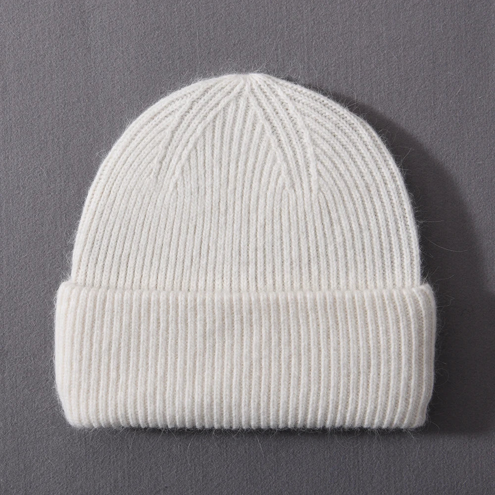 Cashmere Three Fold Knitted Beanie
