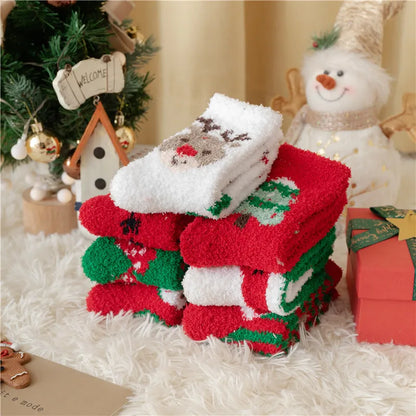 Thickened Fleece Christmas Socks
