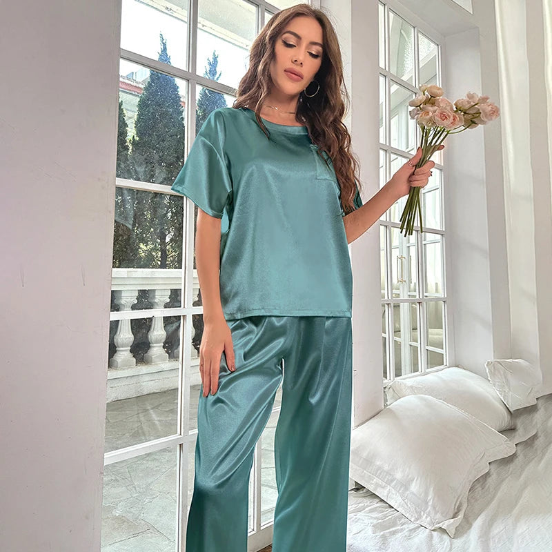 Short Sleeve 2 Piece Pajamas