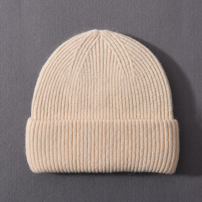 Cashmere Three Fold Knitted Beanie