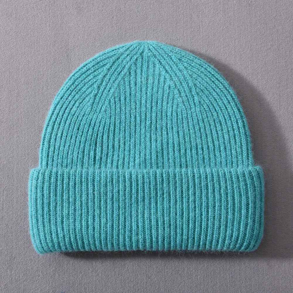 Cashmere Three Fold Knitted Beanie