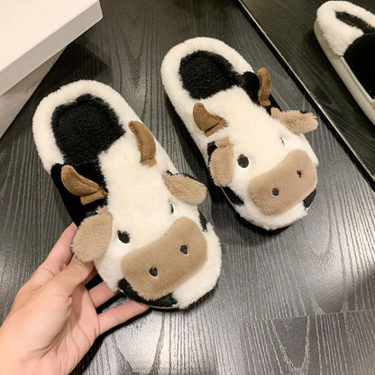Cute Cow House Slippers