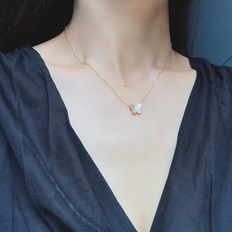 Butterfly Pendant Necklace
