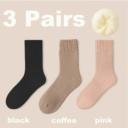 Wool Plush Socks Bundle
