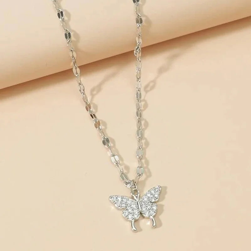 Butterfly Pendant Necklace