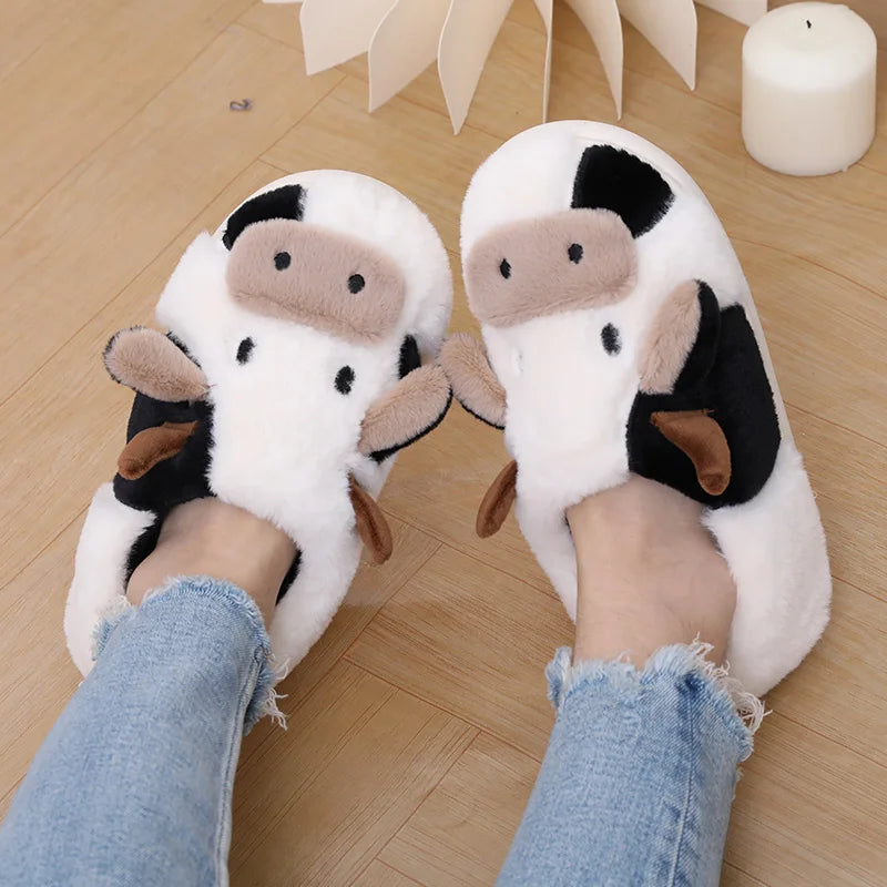 Cute Cow House Slippers