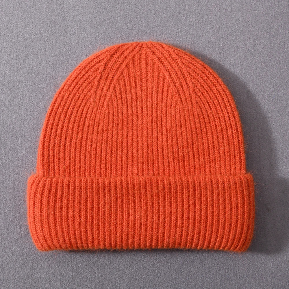 Cashmere Three Fold Knitted Beanie