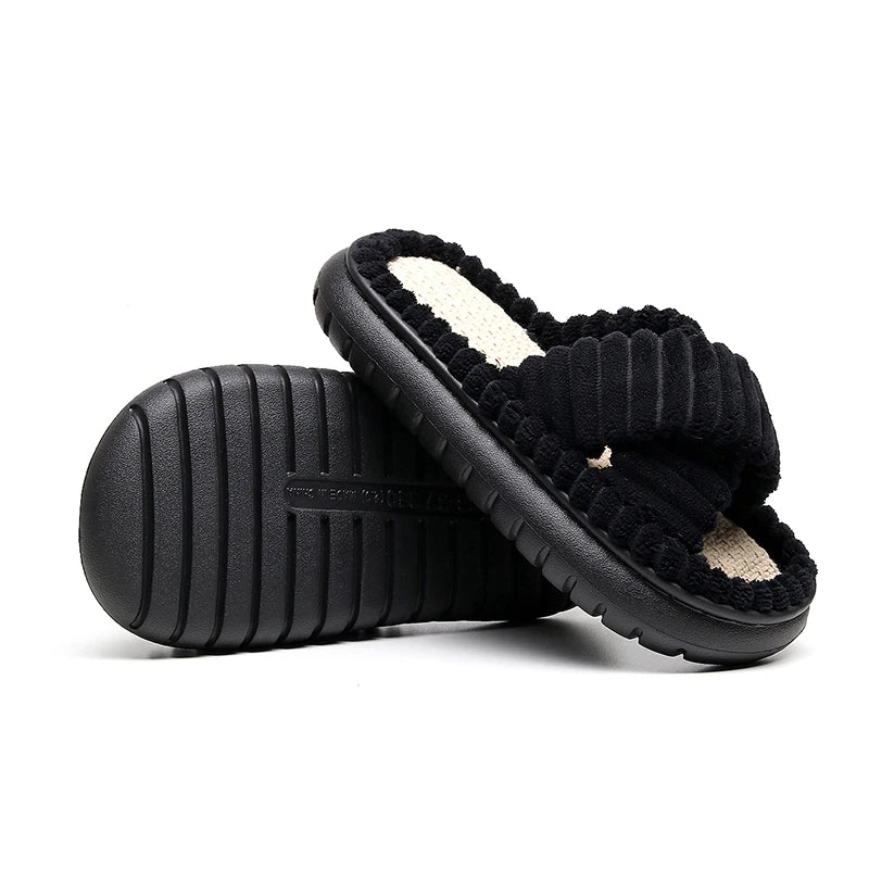 Cross Band Slippers
