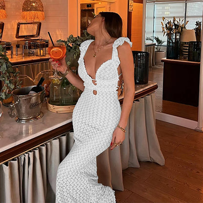 Fontana Cut Out Backless Dress