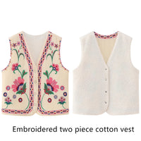 Embroidered cotton