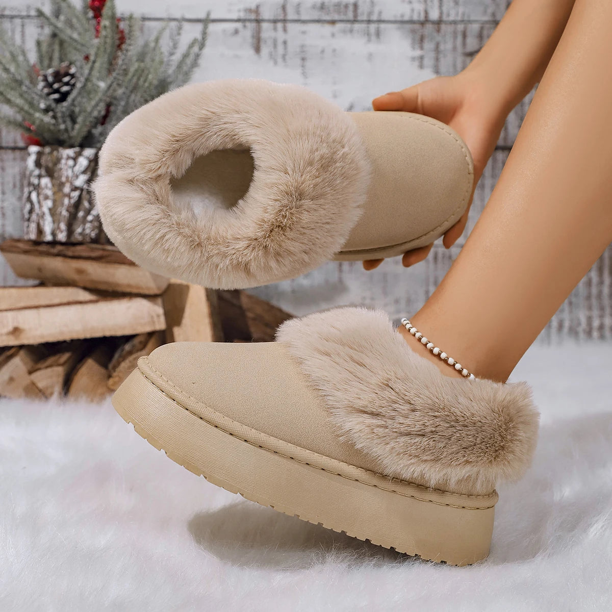 Plush Scuff Snugs