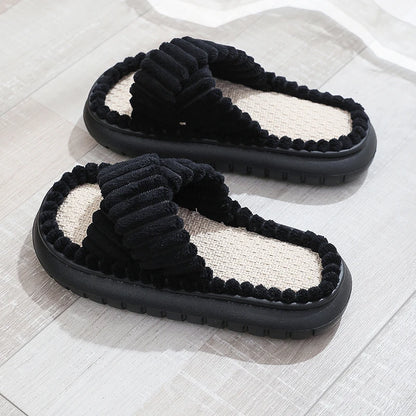 Cross Band Slippers