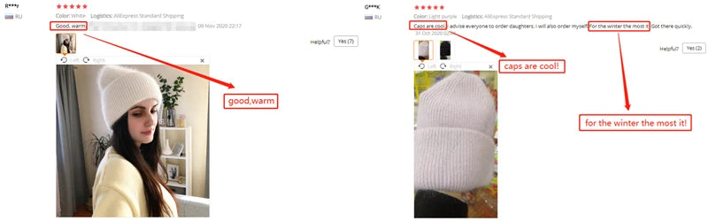Cashmere Three Fold Knitted Beanie